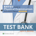 Bates' Guide to Physical Examination and History Taking 12th TEST BANK